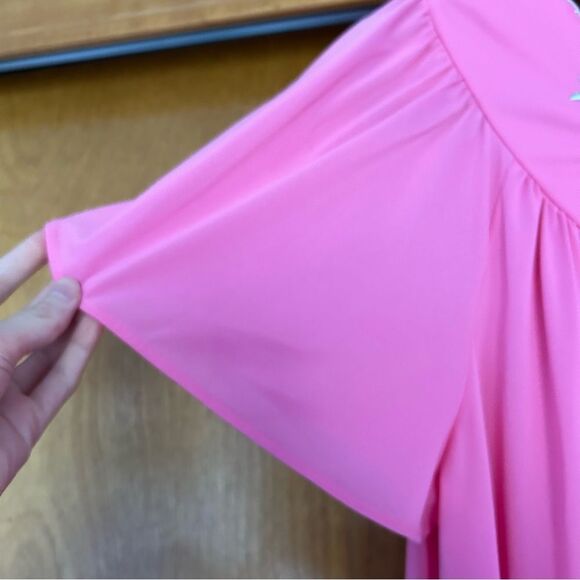 Vintage Shadowline Pink Nightshirt & Gown Set Size Medium - Picture 3 of 9